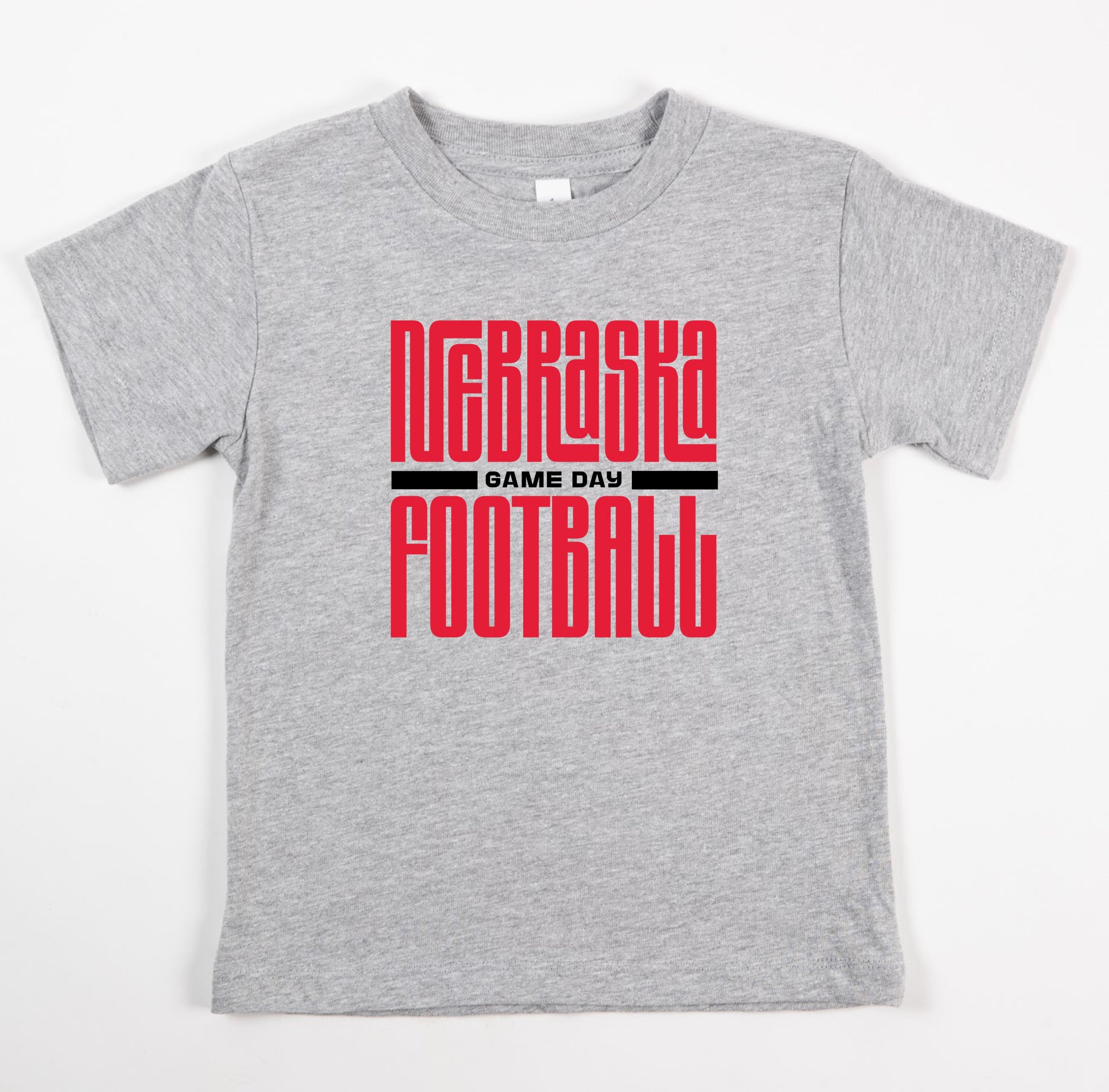 NE football- toddler grey tee