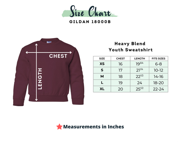 Cursive Trojan Youth Sweater