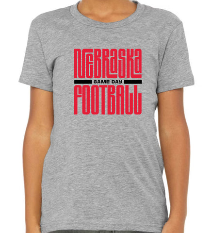 NE football- youth grey