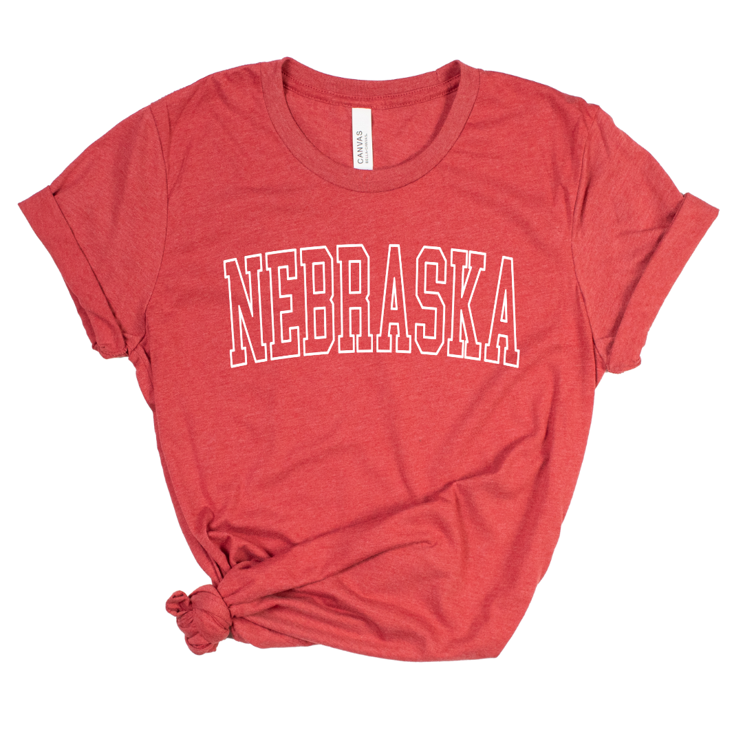 Nebraska Tee - Adult