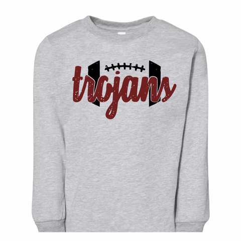 Trojans Football - toddler long sleeve tee