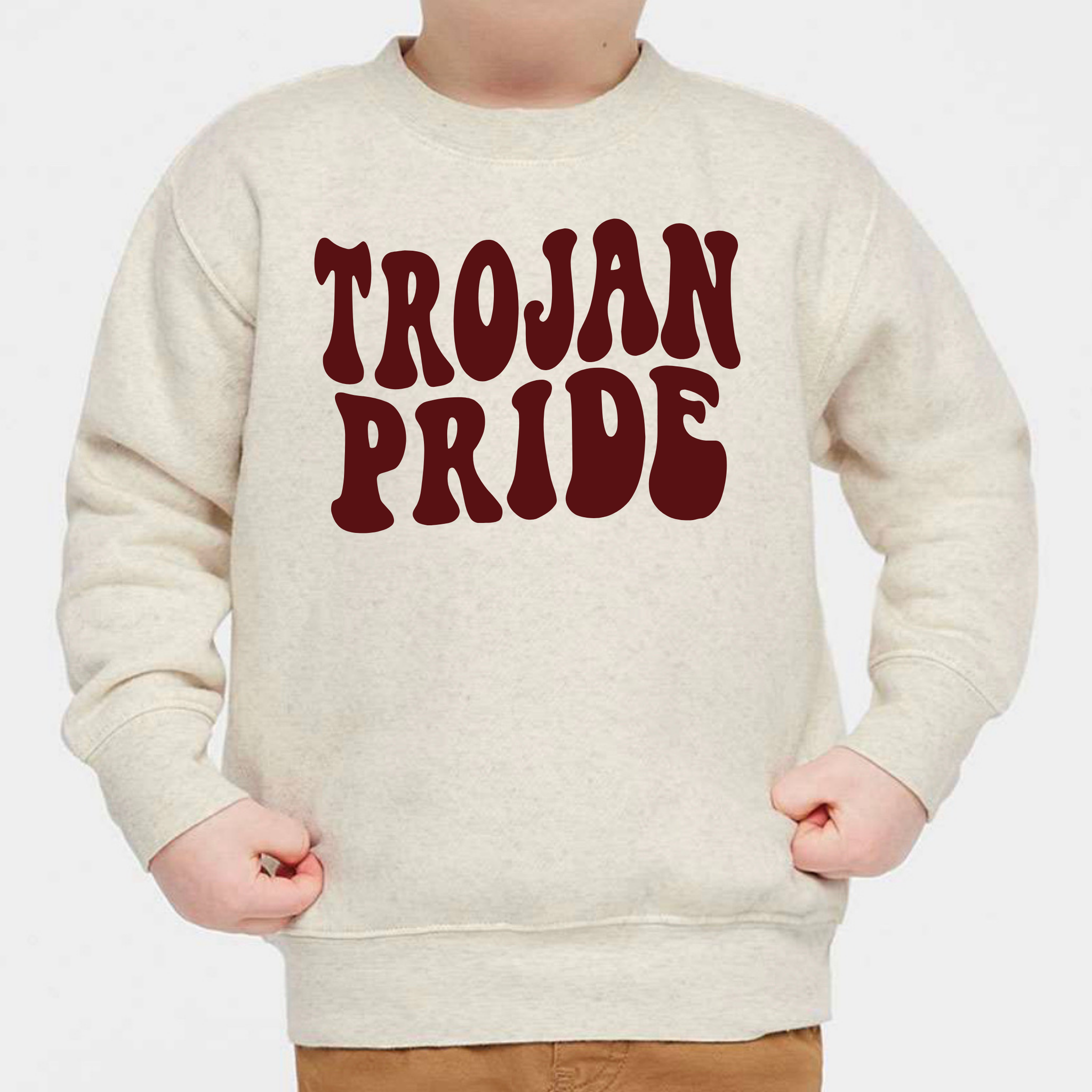 Trojan pride sweatshirt - toddler