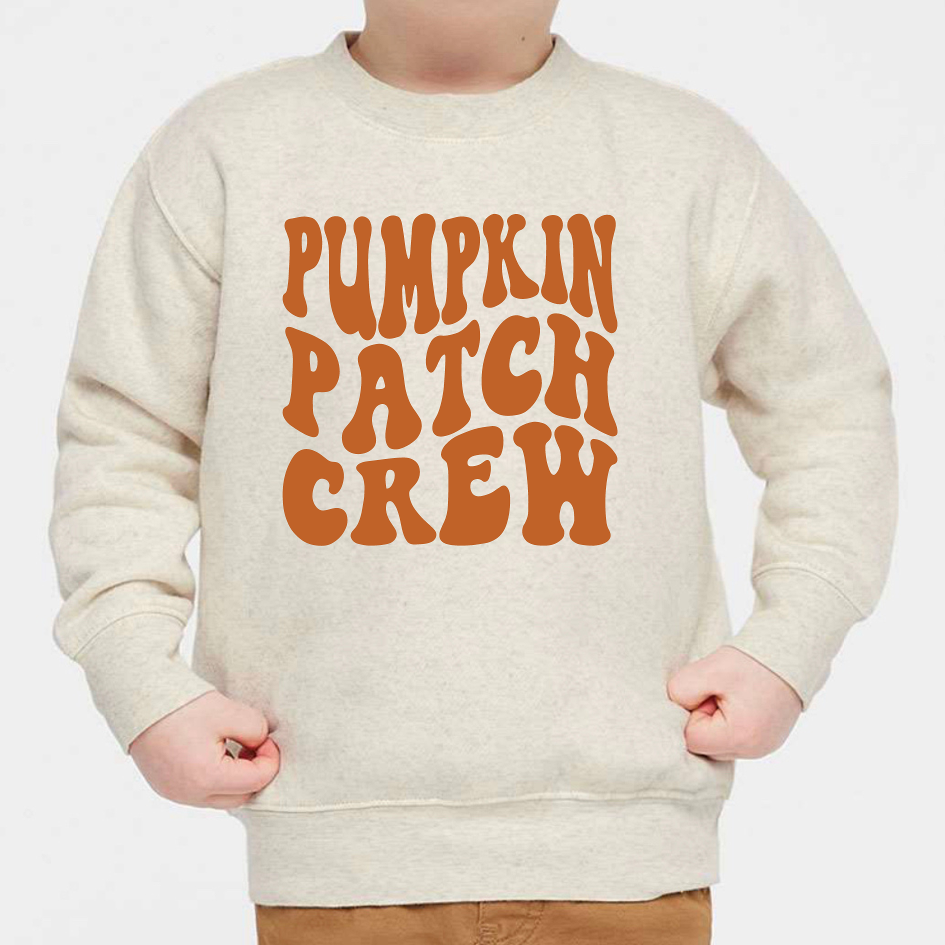 Pumpkin patch crew - toddler sweatshirt