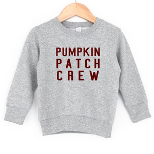 Pumpkin patch crew - toddler sweatshirt