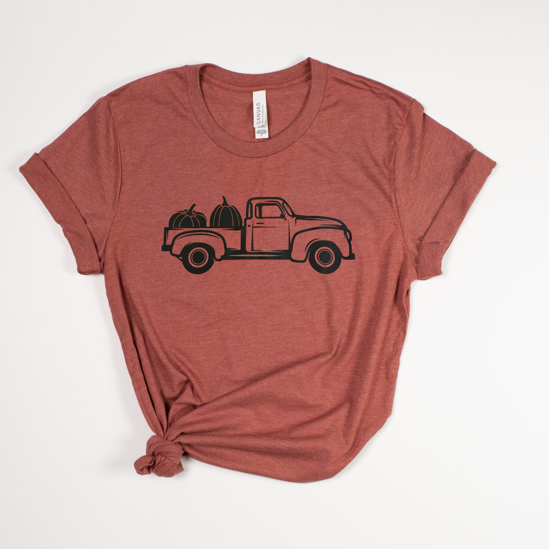 Orange - fall truck