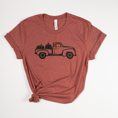 Orange - fall truck