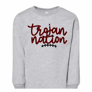 Trojan Nation - toddler long sleeve tee