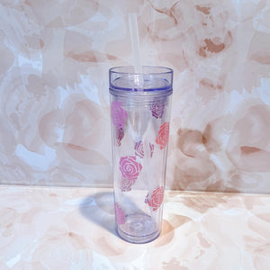 Pink Rose Tumbler