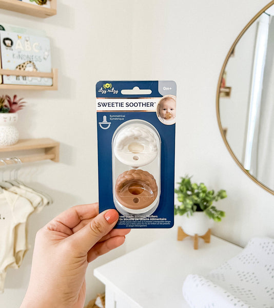 Coconut/Toffee Sweetie Soother Pacifier Set