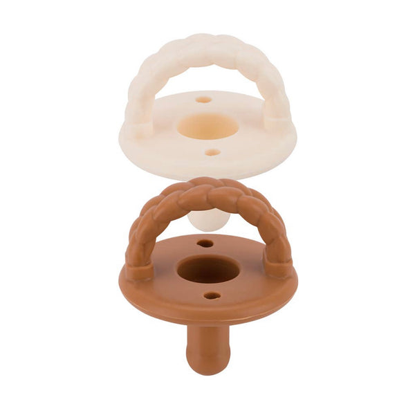 Coconut/Toffee Sweetie Soother Pacifier Set