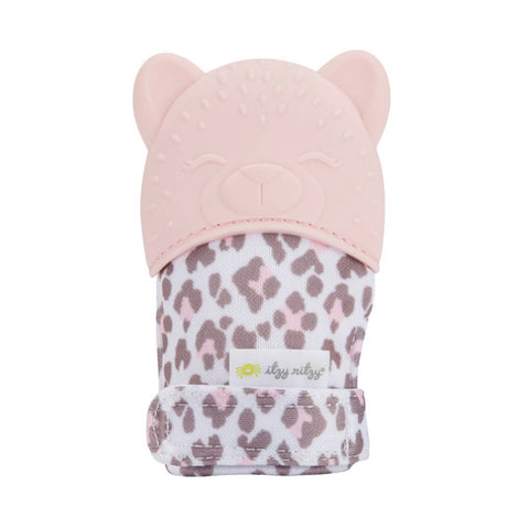 Leopard Itzy Mitt™ Teething Mittens