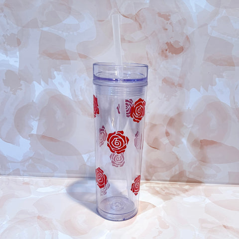 Red Rose Tumbler